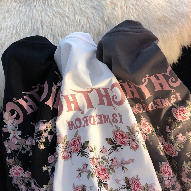 【210g精梳/6535拉架】2022夏季新款潮韩版大码短袖