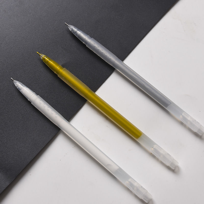 Student hand-drawn gold outlining pen, signature pen, art outlining, white brightening, journal pen, silver pic 6