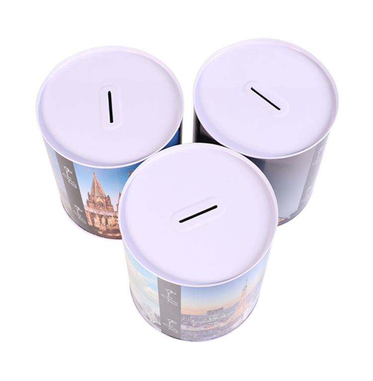 Self-owned brand, large architectural landscape, creative piggy bank, student gift, Kulomi book, safe cabinet-style savings display pic 19