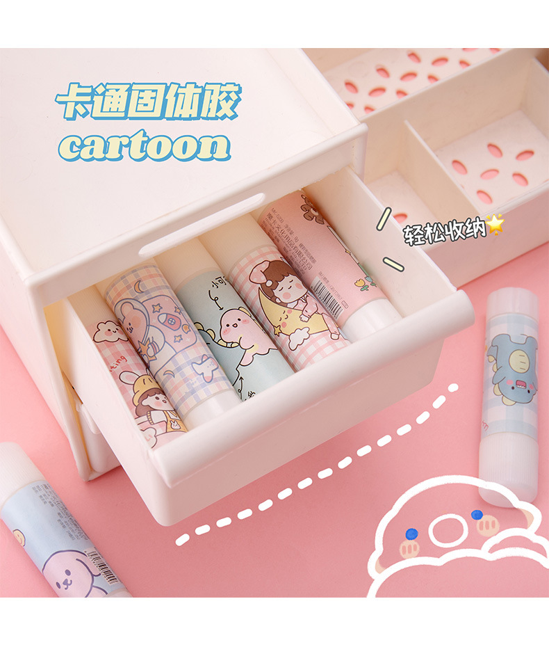 PVA固体胶小号 办公用品固体胶棒9克胶棒粘性好 学生文具热销推荐详情11