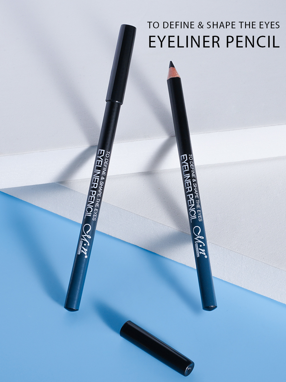 Menow wooden eyeliner pen is easy to color without smudging, long-lasting, waterproof, pencil-style, a cross-border bestseller for beginners pic 7