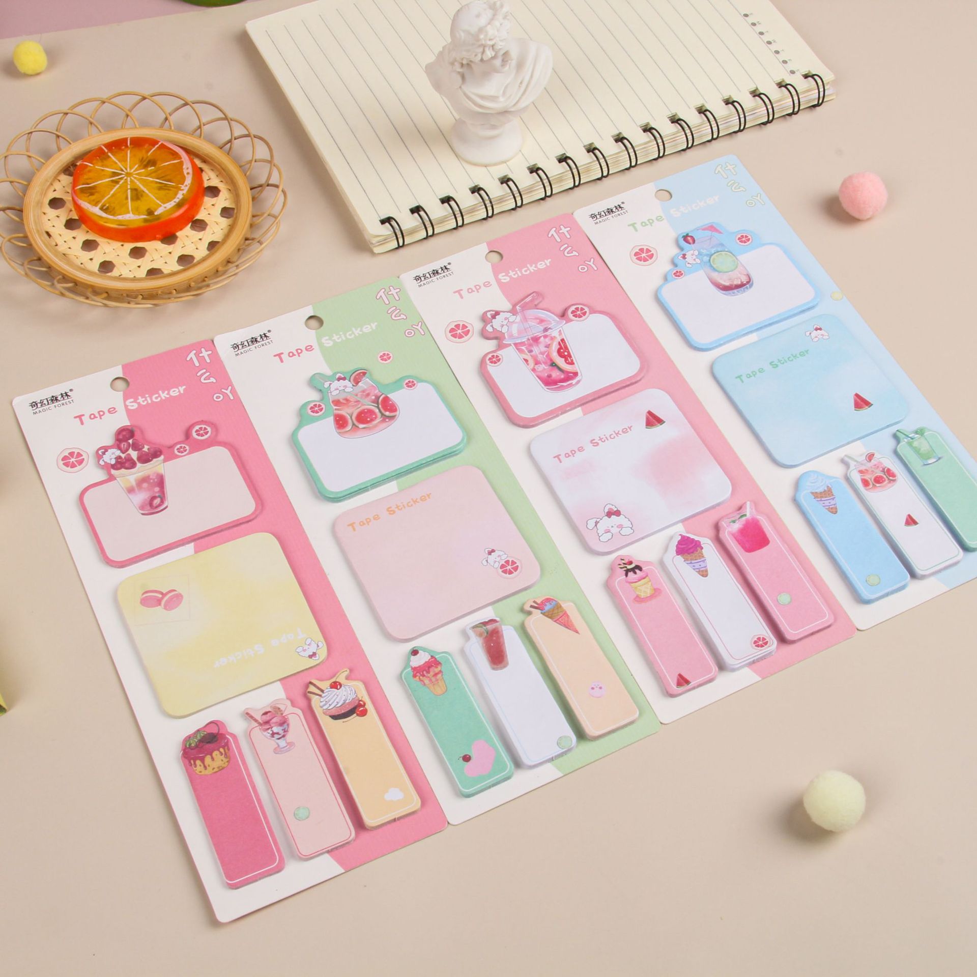 Sticky notes, fresh and creative OK stickers, planner materials, sticky notes paper, study notes, message records stickers pic 4