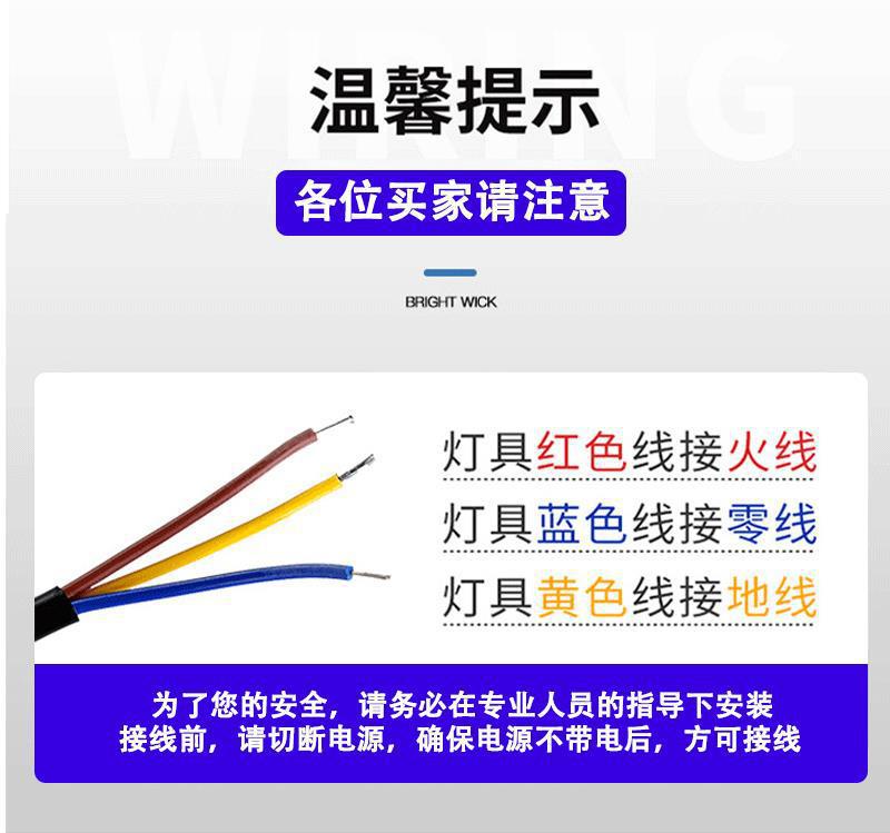 工厂直销批发LED投光灯投射灯广告灯球场灯庭院方形户外防水IP66详情11