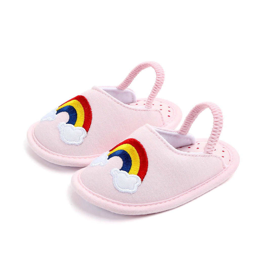 儿童拖鞋0-1婴儿家居地板鞋春秋棉布底防滑宝宝布拖鞋2085详情5