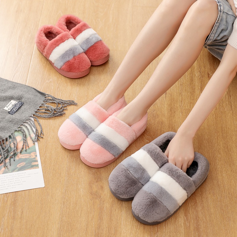 新款时尚包跟棉鞋可外穿秋冬季家居情侣保暖男女款棉鞋厂家直销详情7