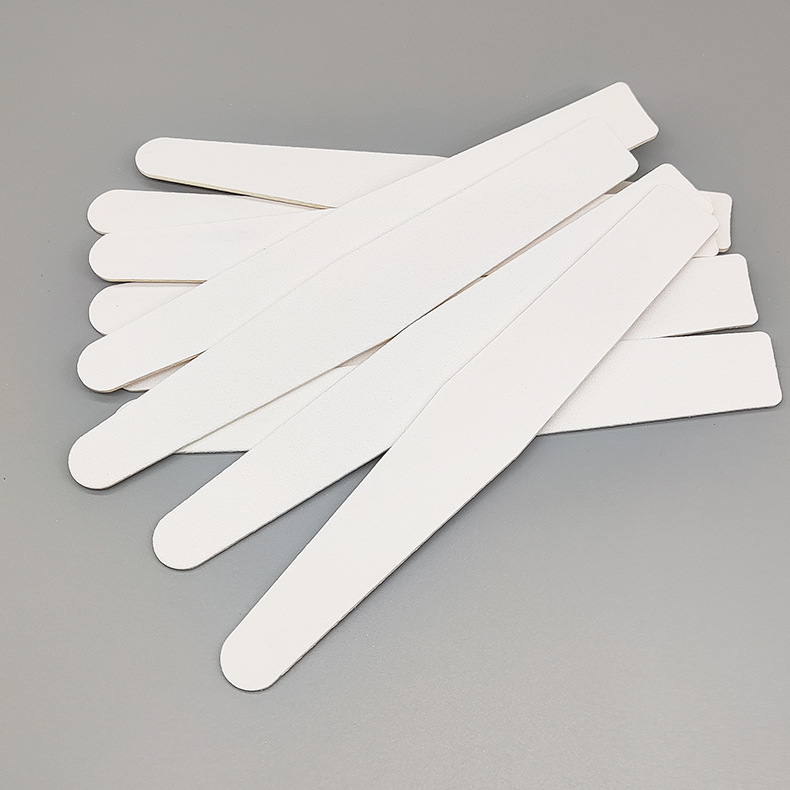 White rhombus-shaped wooden core thin nails, 17.8cm nail trimming file, sanding sand strip, wholesale of manicurist styling tools shanilak pic 7