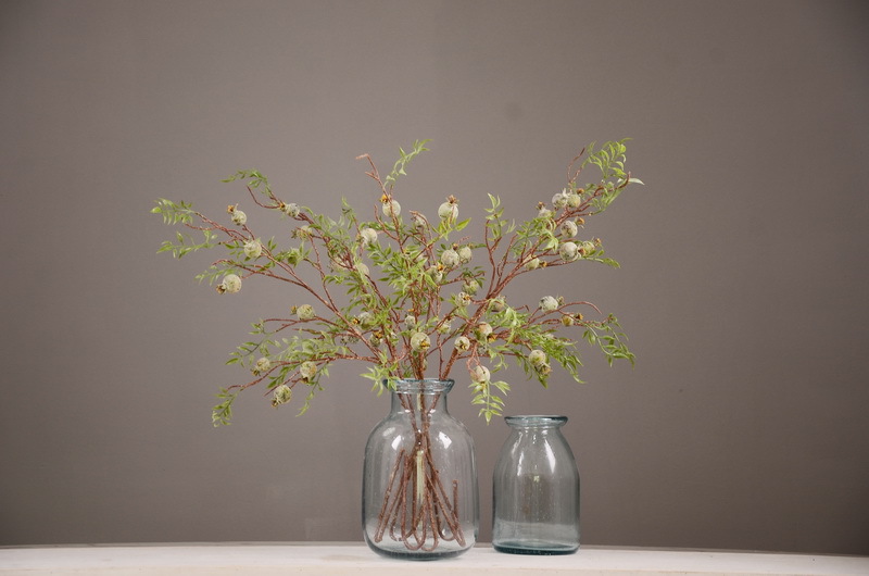 Wholesale of artificial pomegranate and wabi-sabi style Chinese hotel, home and restaurant decoration artificial flowers and artificial berries from the manufacturer pic 10