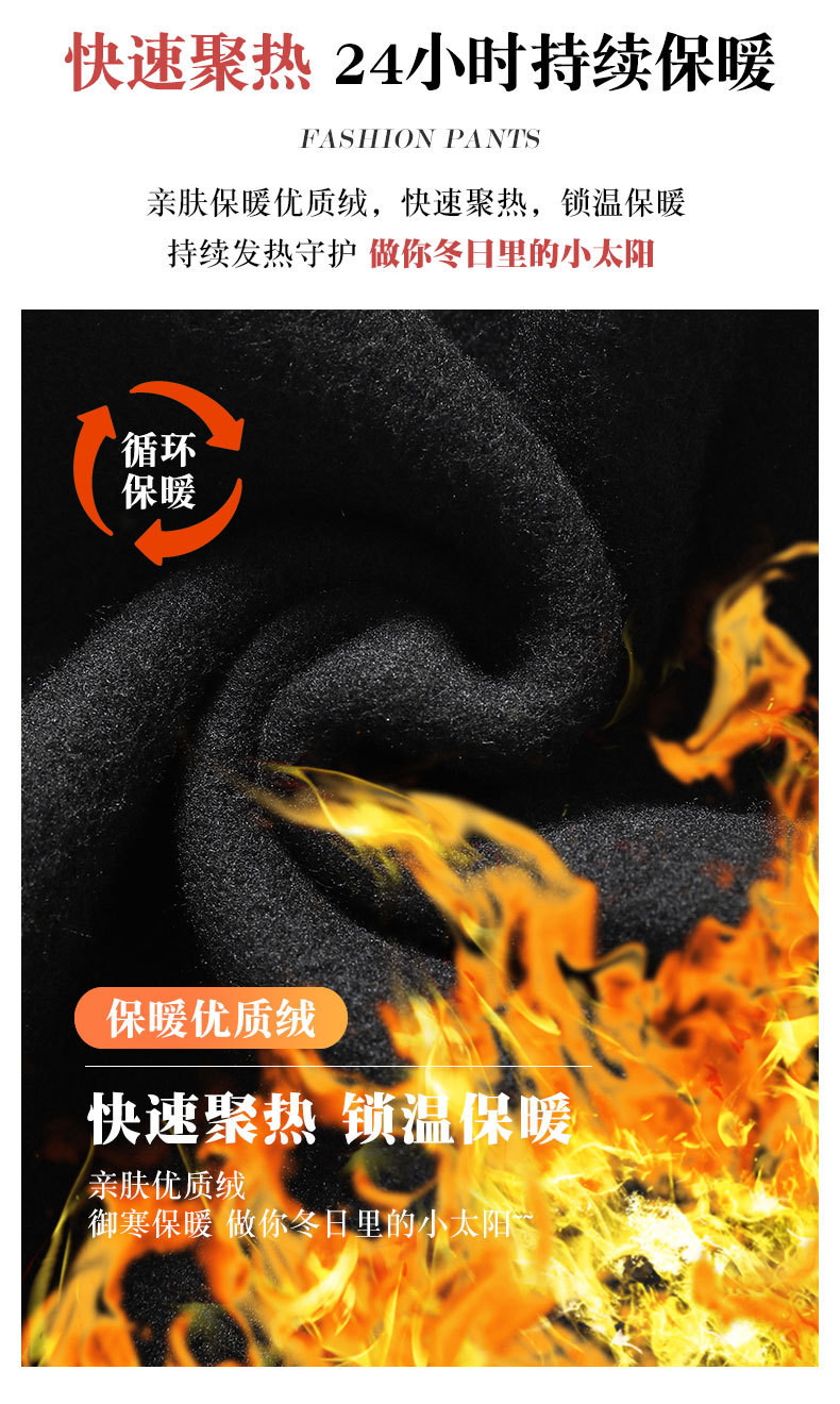 貂绒妈妈装铅笔裤子女秋冬新款加绒加厚保暖女式休闲裤中老年女裤详情5
