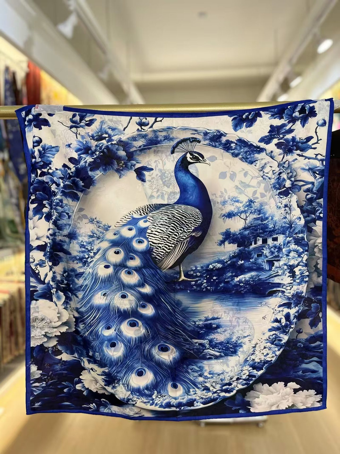 国潮香云纱花萝70*70新中式苏杭小方巾双面双色丝巾厂家代发扎染详情28