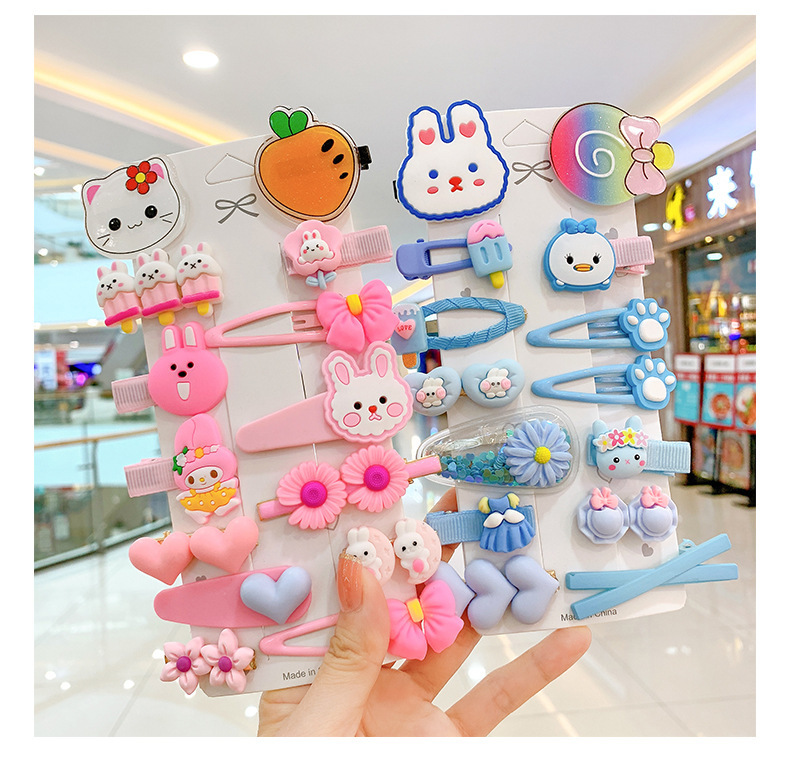 儿童网红发夹头饰2022年新款小女孩发卡女童可爱宝宝刘海碎发夹子详情7