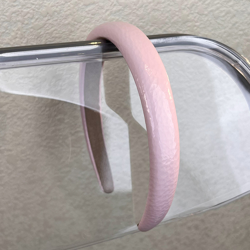 Pink high top wide hair band for women 2023 autumn/Winter new headband, face wash hair tie, versatile hairpin, popular headwear pic 19