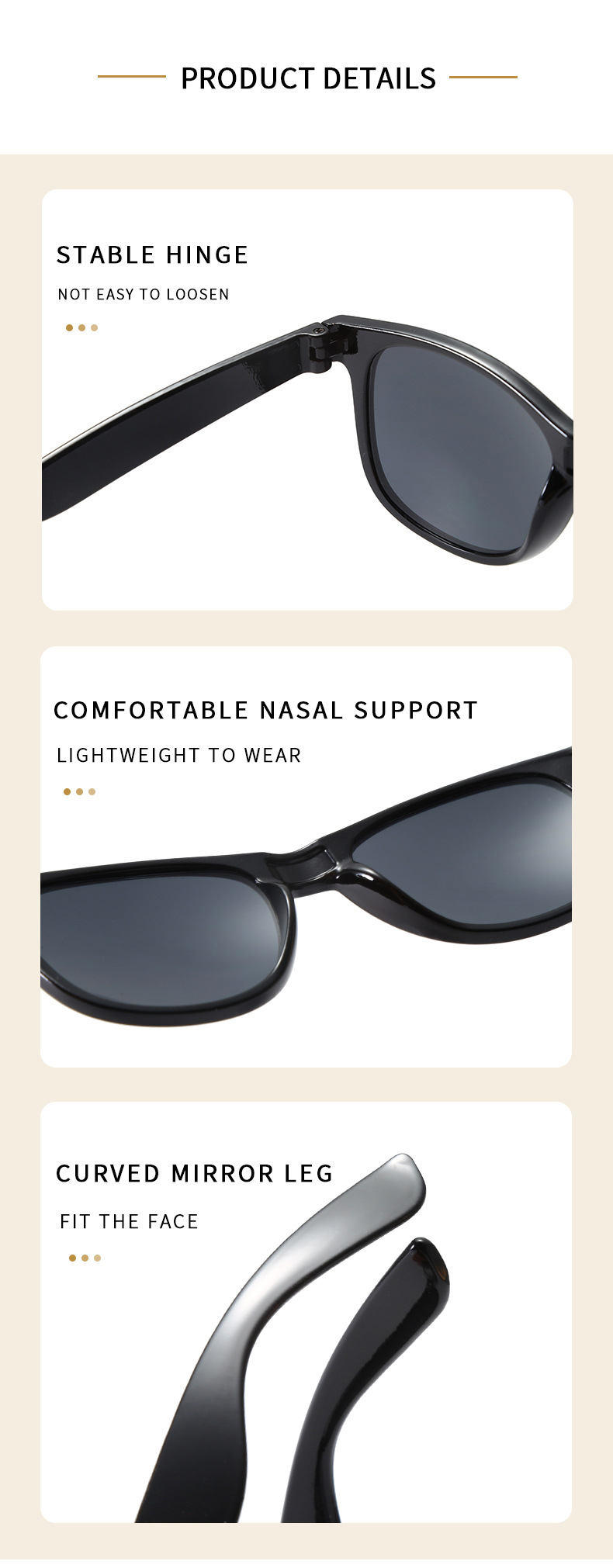 FDA cross-border rice nail sunglasses, customizable Logo promotional gift glasses, street style rainbow party sunglasses for both men and women pic 28