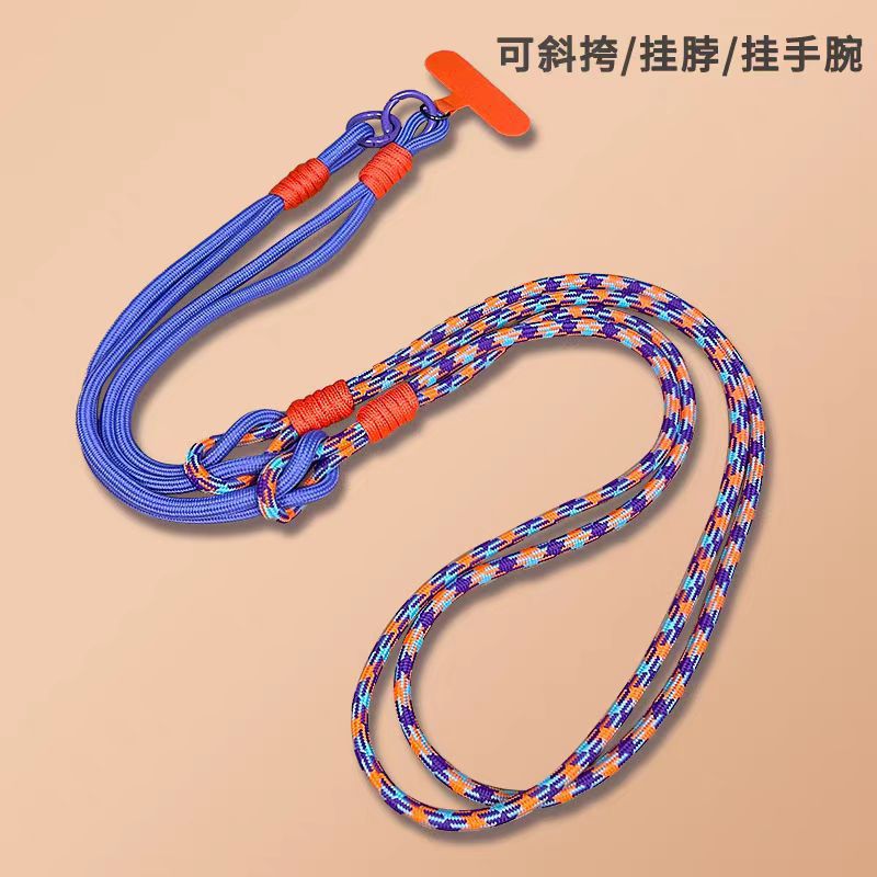 跨境手机挂绳斜挎挂脖手腕防丢可拆卸调节手工编织挂绳女长款批发详情19