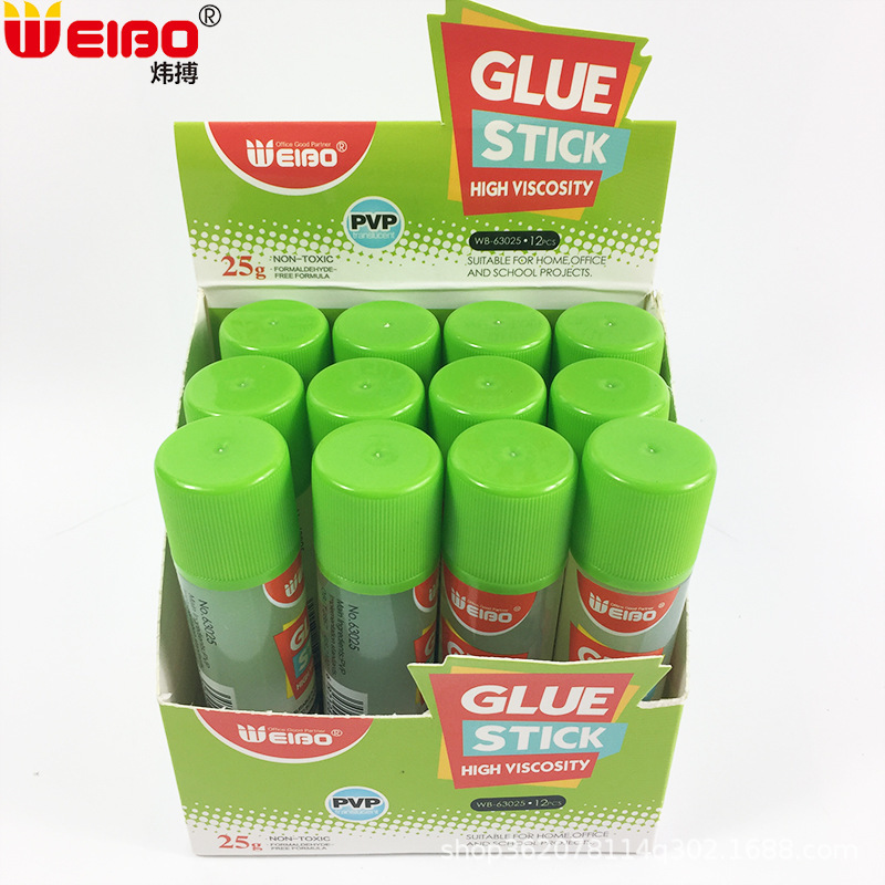Weibo Stationery Wholesale 25g Jigsaw Puzzle glue, Office use, student handcrafted special planner, diy high-viscosity transparent solid glue pic 2