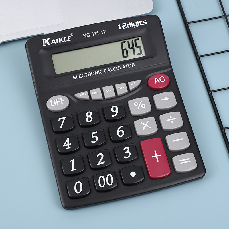 Business financial office calculator 12-digit large screen calculator KC-111-12, factory direct sales pic 2