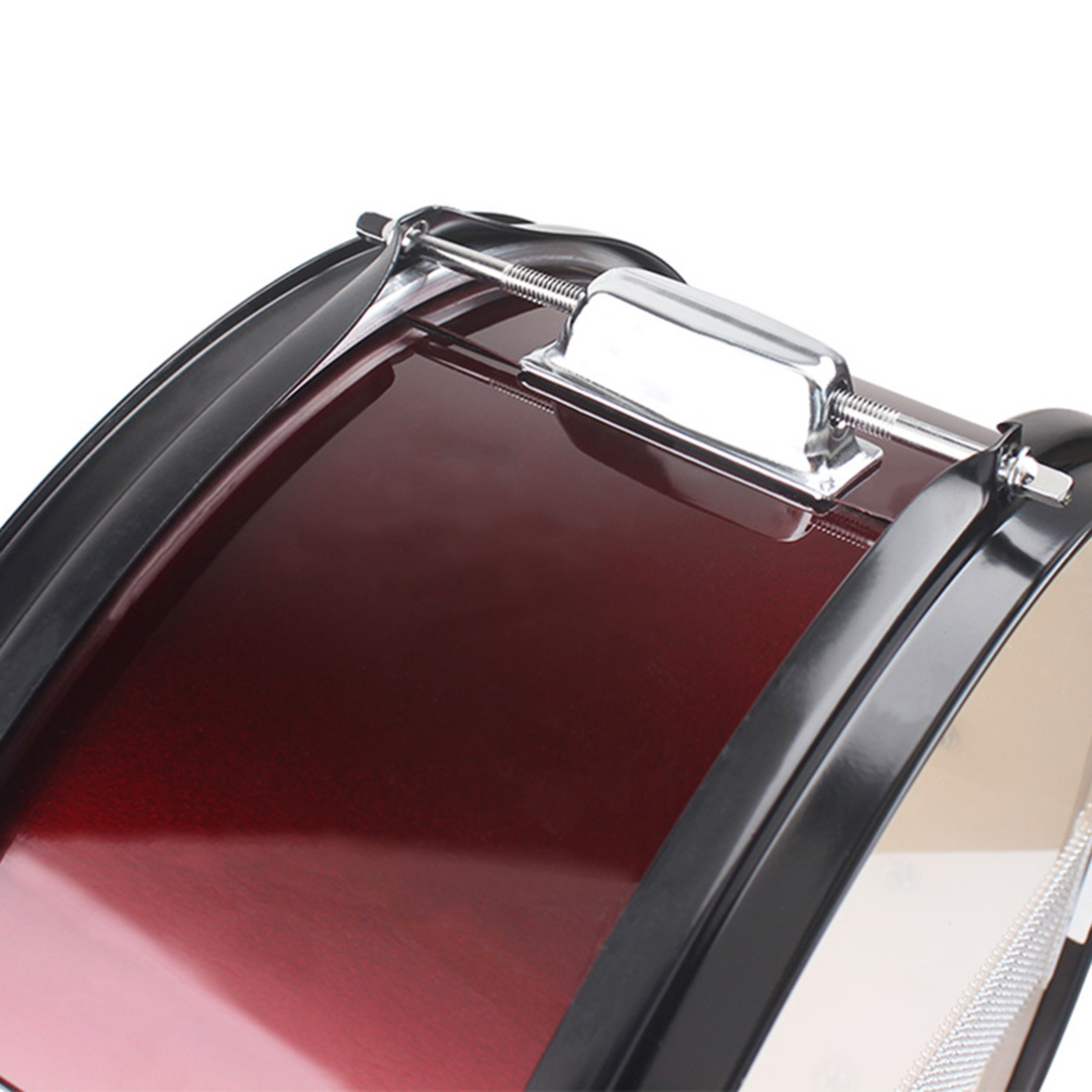 Wholesale LAde 14-inch snare drum, stainless steel squad drum, carrier, drumstick, marching drum, military band snare drum pic 18