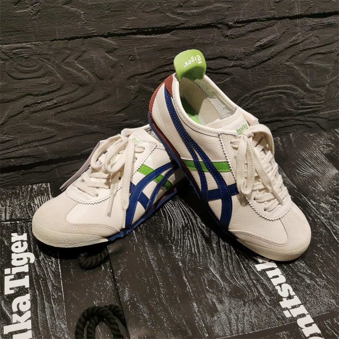 莆田亚瑟纯原Tiger鬼冢虎MEXICO66荔枝纹休闲女式板鞋头层牛皮士详情2