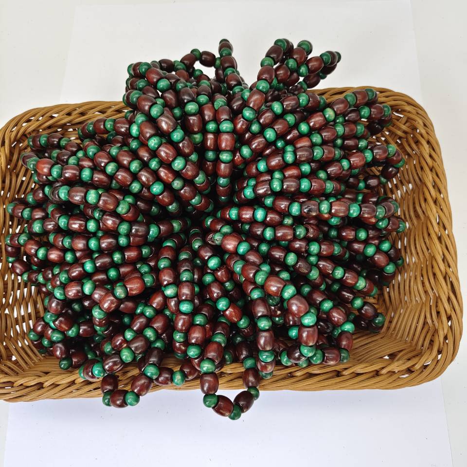 New colored beaded wood bracelet, wooden bracelet accessory, jewelry, exquisite bracelet, one-yuan and two-yuan small gift pic 14
