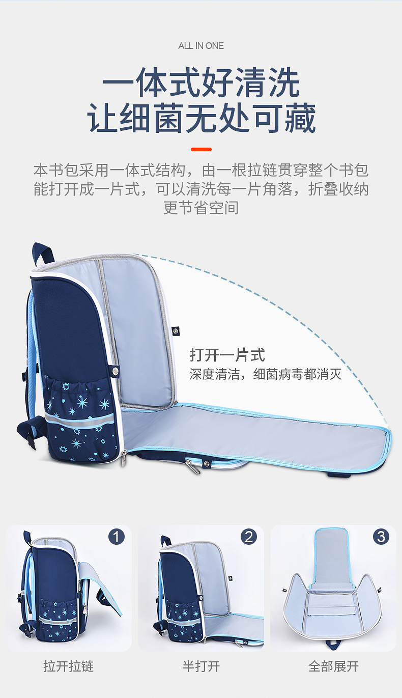 童朵小学生书包男女儿童幼儿园双肩包耐磨减负1-6年级印字印LOGO详情8