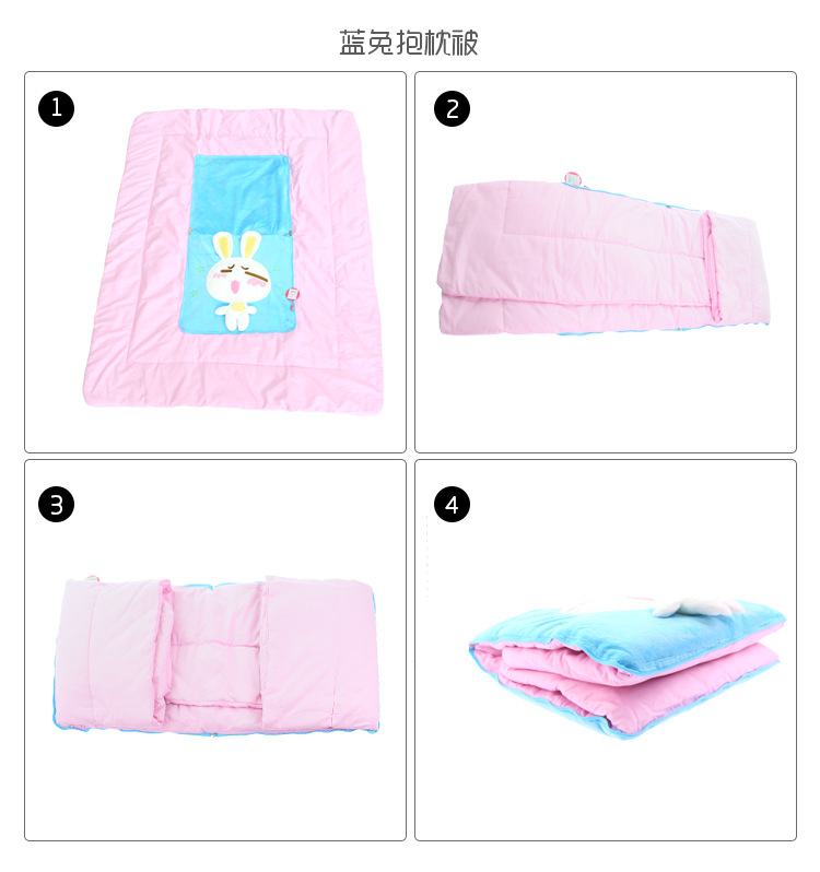 In-stock stock of plush pillows, cartoon Big white embroidered dual-purpose plush pillows, suitable for various uses in cars and offices, plush blankets pic 22