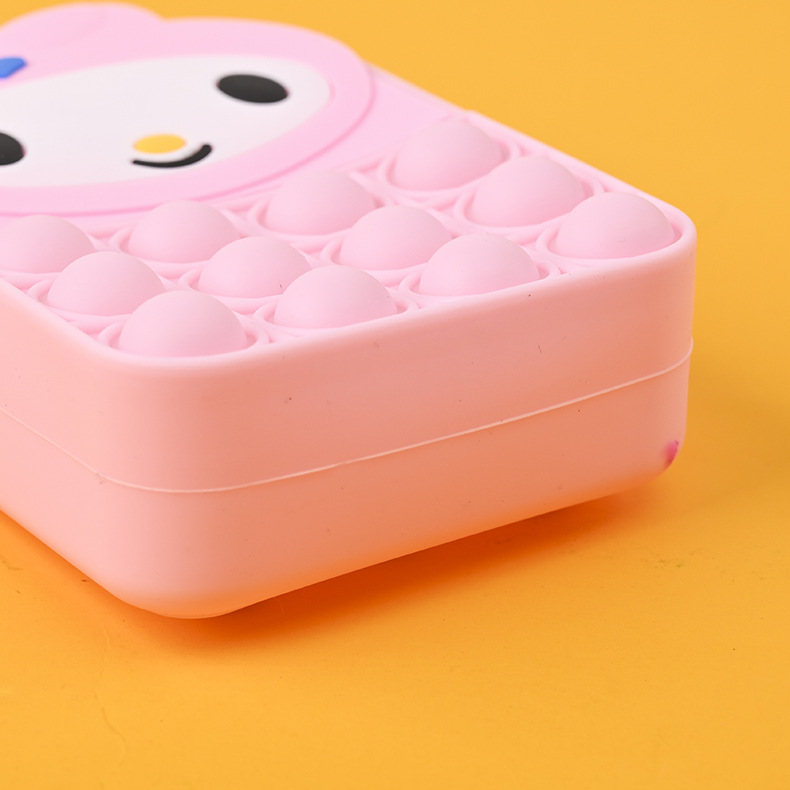 Cross-border new rat-extermination pioneer coin purse Cartoon Unicorn single-shoulder diagonal silicone bag decompression silicone coin purse pic 22