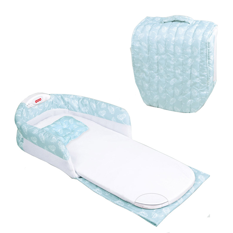 便携式婴儿床中床新生儿多功能音乐灯光婴儿床旅行折叠分隔床跨境详情3