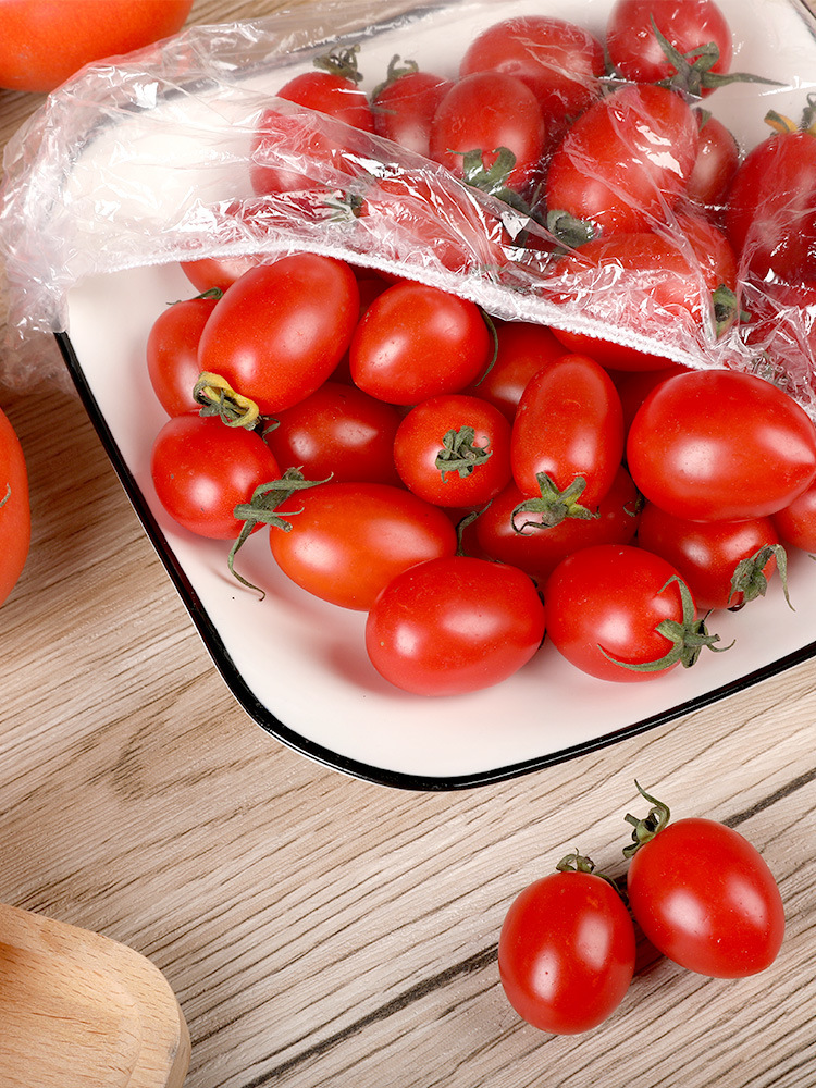 Household food preservation cover, PE kitchen sealing cover, disposable food preservation film, leftover food and fruit plate preservation cover pic 9