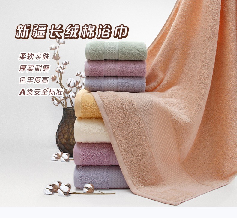 Wholesale pure cotton square towels 35*35 Xinjiang long-pile cotton Class A baby and mother small towels, non-shedding, soft and absorbent square towels pic 15