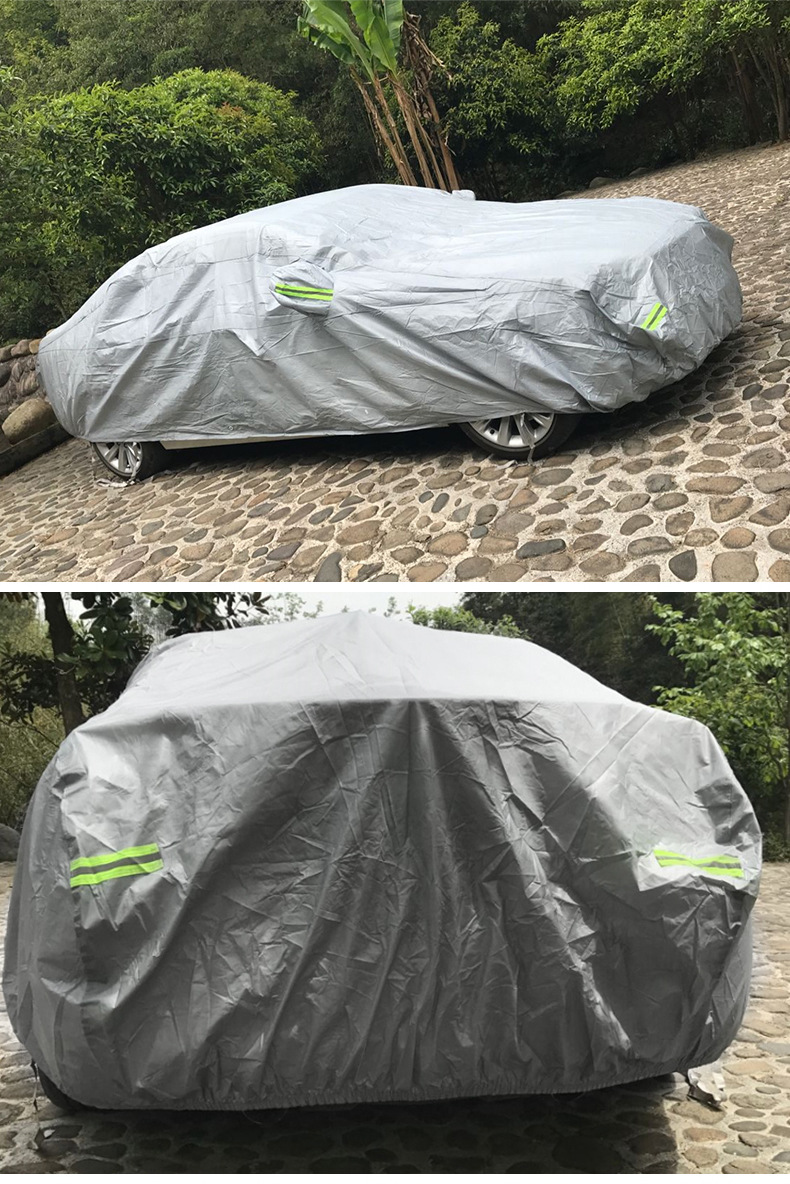 汽车用品车载车衣车罩避阳防雨遮雪铝膜棉绒加厚全罩车衣四季通用详情13