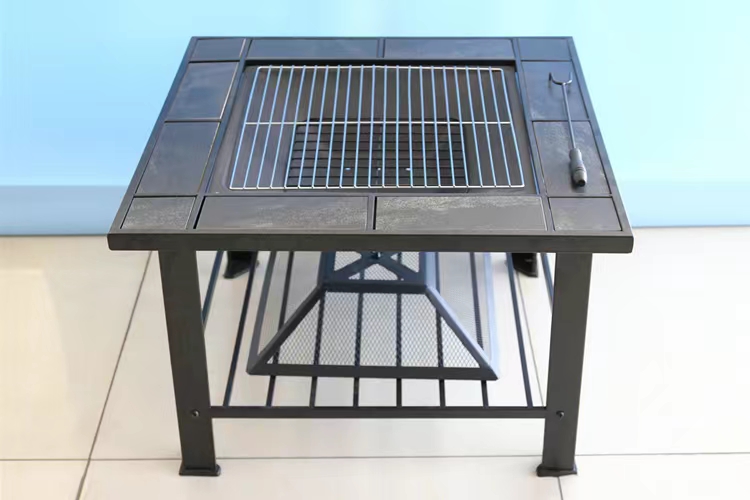Wholesale of multi-functional barbecue tables, outdoor fire basins, charcoal grills, villa grills, courtyard BBQ, factory direct sales pic 8