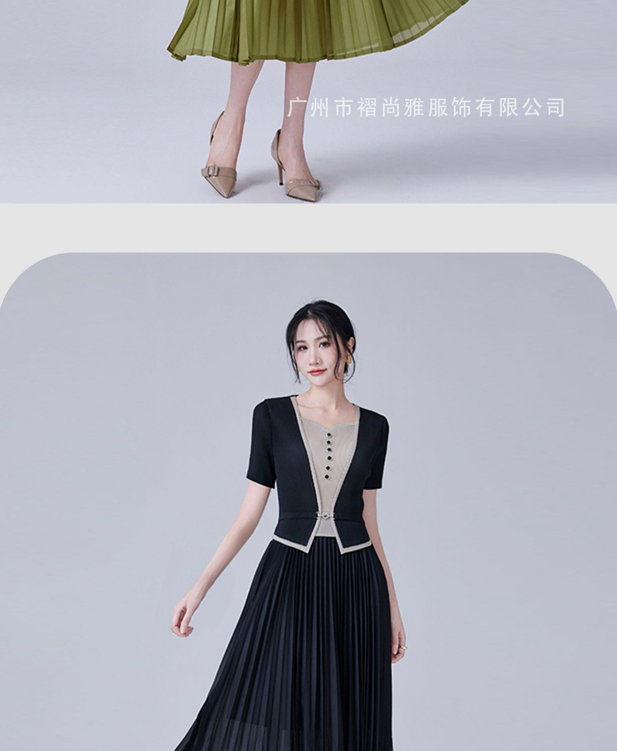 Factory direct supply 2024 Summer new style long-sleeved long lace dress for elegant ladies and middle-aged mothers pic 12