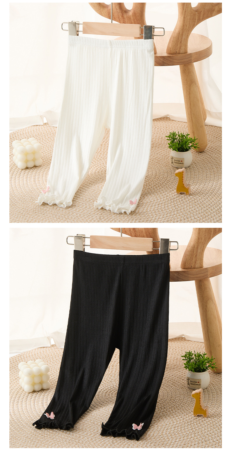 春夏季薄款女童七分打底裤儿童莫代尔宝宝韩版防蚊裤修身外穿裤子详情13