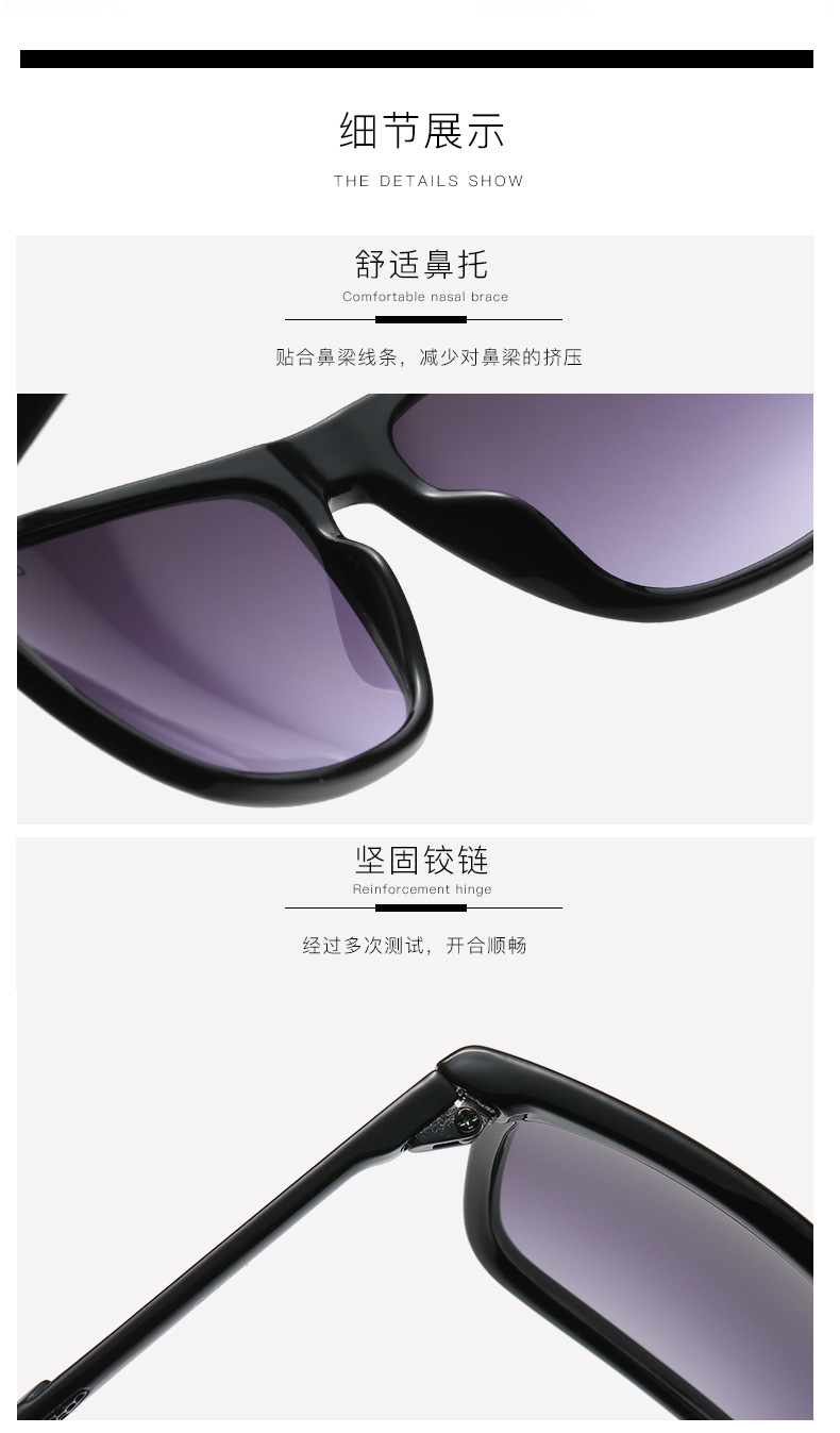 厂家新款跨境专供男女同款CARR***系列C51潮流时尚太阳镜新品眼镜详情11