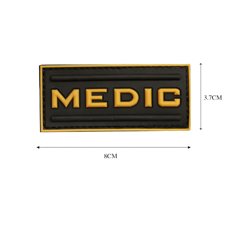 红十字救援个性士气章TAD背包贴章军迷户外战术医务兵识别章夜光详情2