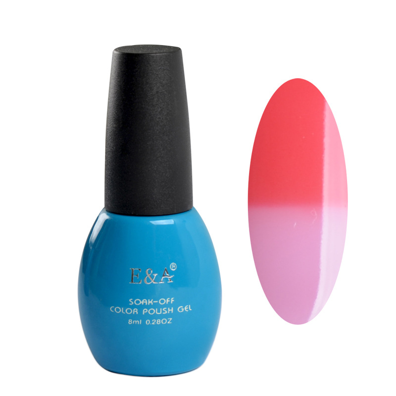 E&A Nail Polish Gel brand, Yanchang Barbie Gel, temperature-adjustable gel manufacturer wholesale 8ml nails, exclusively for export pic 5