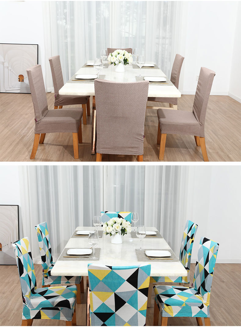 跨境现代简约弹力椅套 康乐屋家用酒店婚宴加厚椅子套亚马逊批发详情12