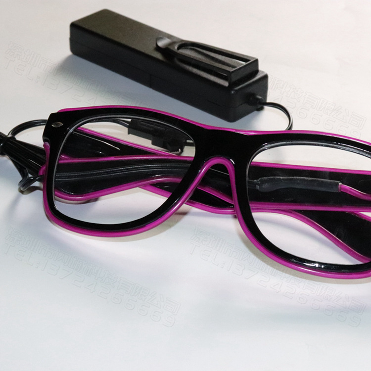 Illuminated Glasses, LED rice nails, voice-controlled bar party gifts, music night club atmosphere supplies, Neon Glasses pic 68