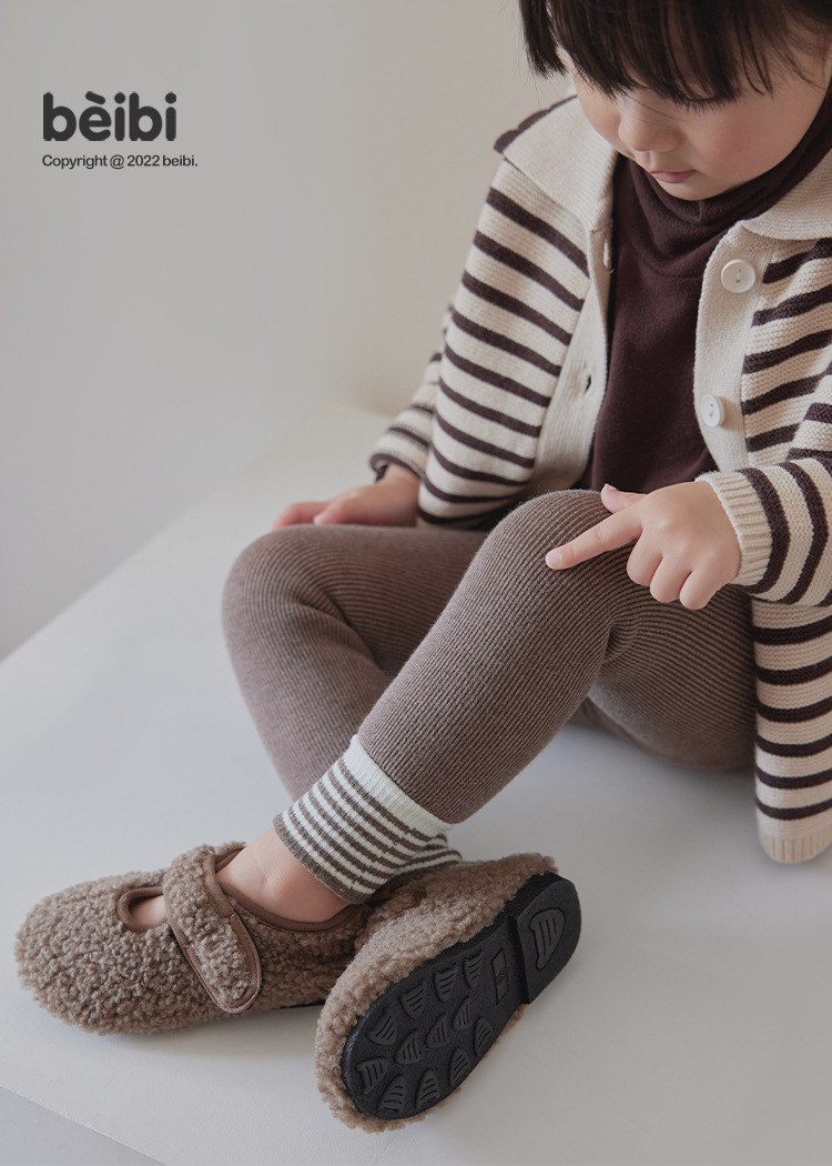 贝比加厚宝宝打底裤2022冬季加绒儿童打底裤批发保暖宝宝打底裤棉详情1