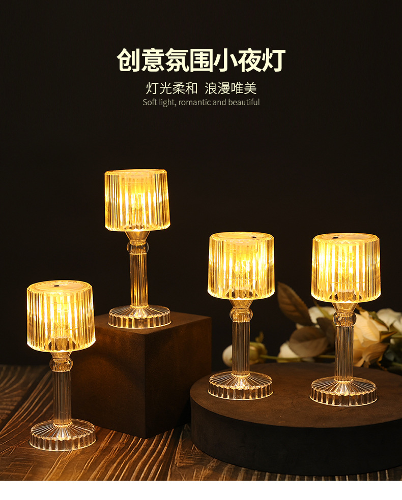 Factory wholesale creative small table lamps, mini night lights, LED ambient lights, wedding, Christmas and Halloween decorative items pic 1