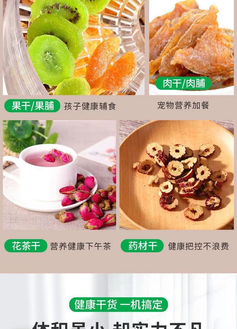 干果机家用食物烘干机批发小型宠物食品风干机外贸水果脱水机跨境详情4