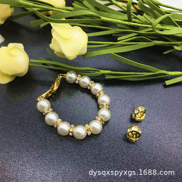 DIY jewelry accessories, iron-edge diamond ring necklaces, bracelets, shoes, clothing accessories, factory direct sales pic 6