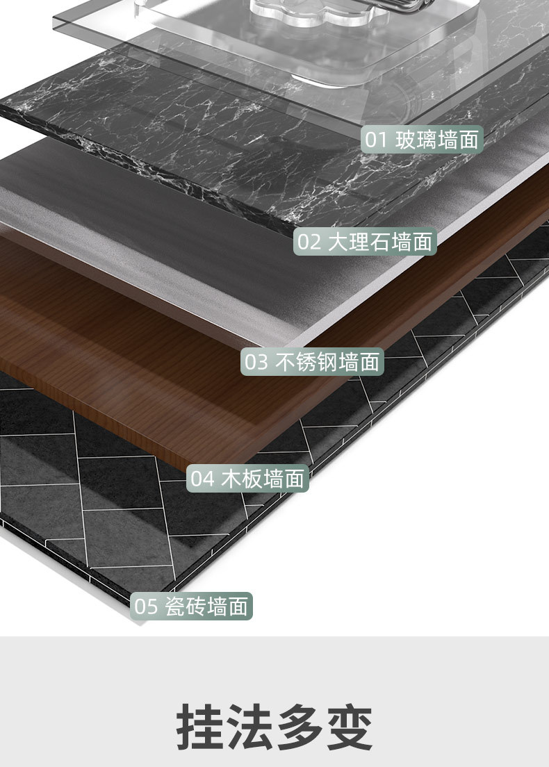 挂钩强力粘胶免打孔壁挂强力承重无痕贴免打孔强力粘钩不锈钢钩子详情9