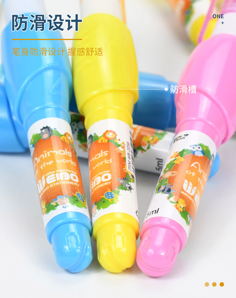 Weibo Correction Fluid WB-2056 Creative Cartoon Correction Fluid New Model Manufacturer Wholesale pic 5