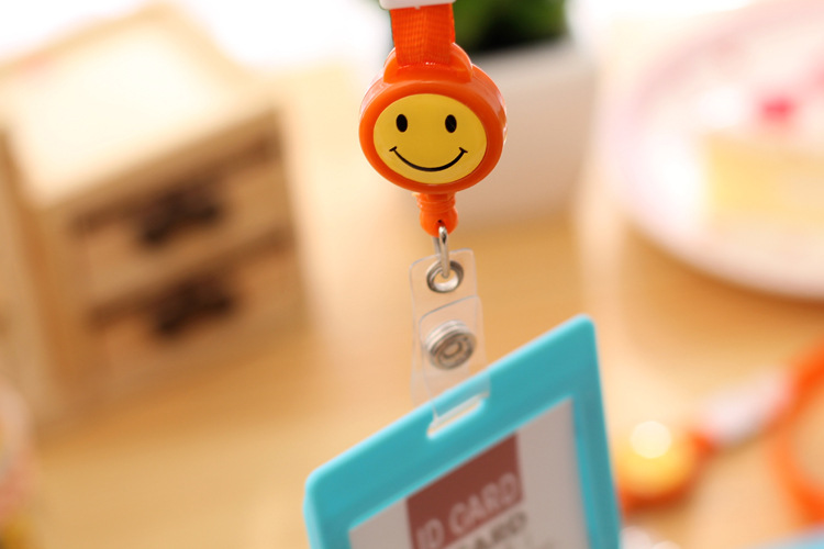 New brand of cartoon cute color hard plastic name tag holders, PVC employee ID card holders for wholesale pic 9