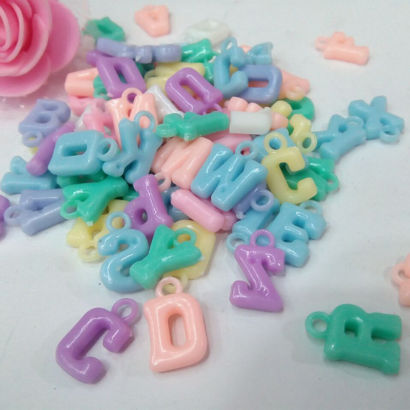 Factory wholesale DIY acrylic imitation jelly color imitation pearl clothing accessories, electroplated beads, antique beads pic 3