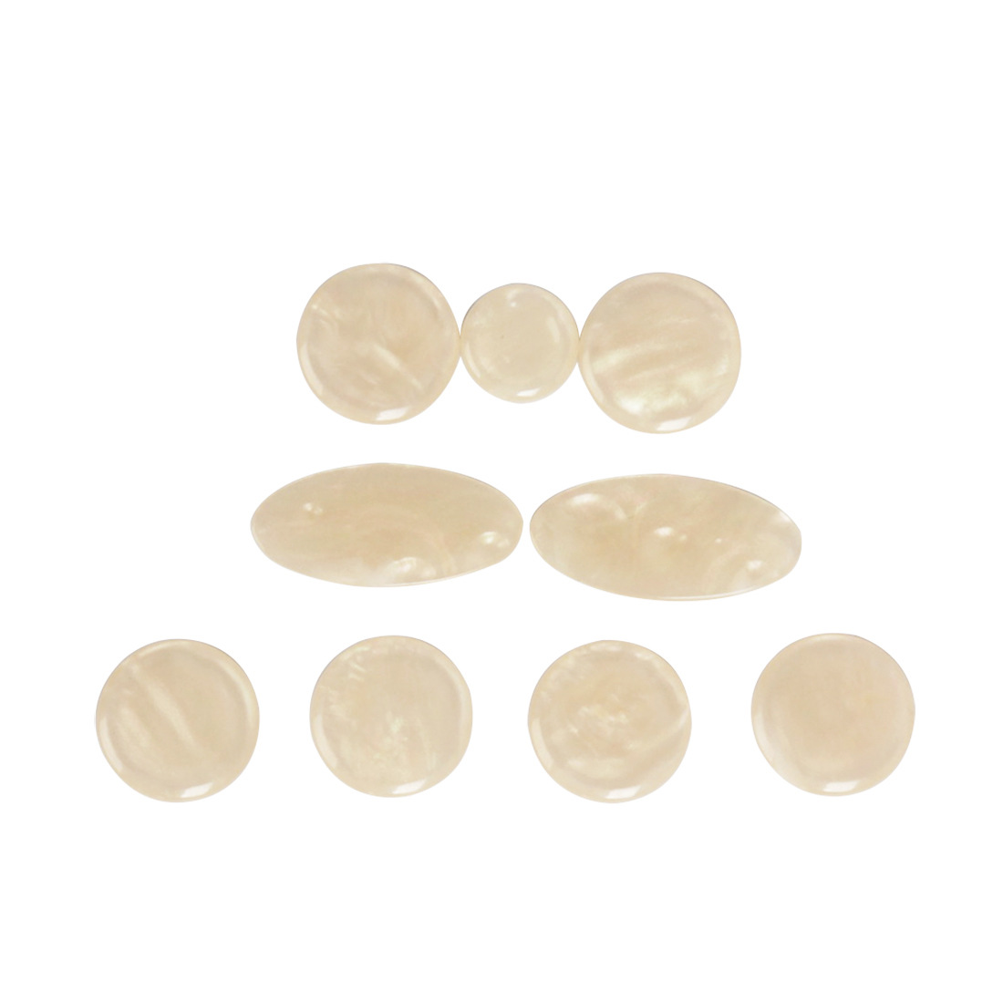 批发萨克斯白贝壳按键扣9个装萨克斯贝母按扣萨克斯配件按键垫片详情8