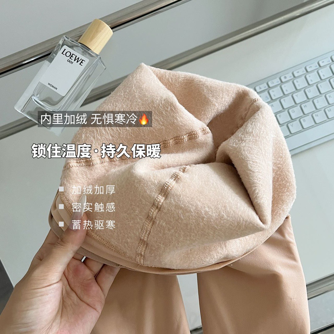 光腿神器保暖秋冬针织加厚连脚袜详情15