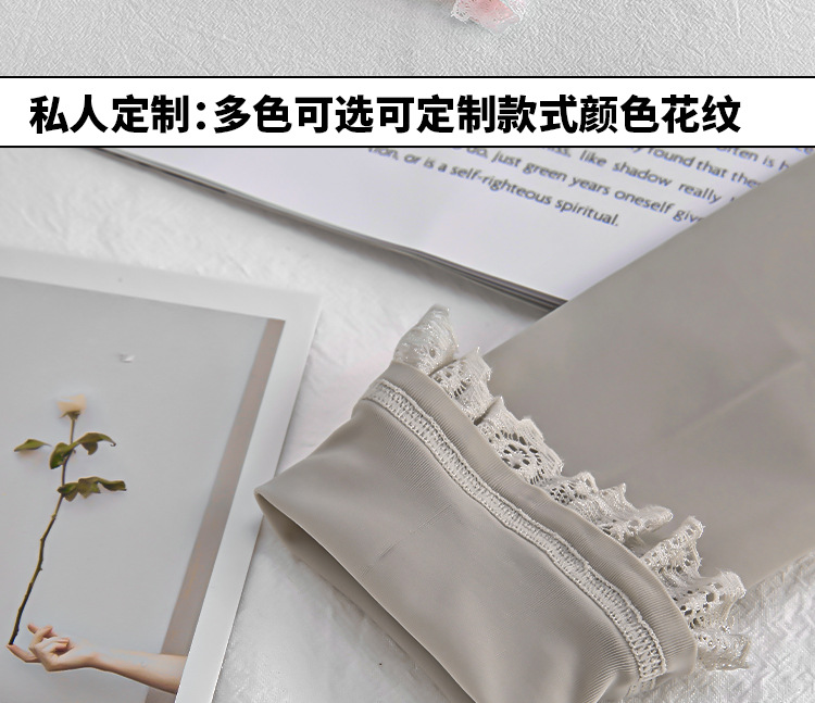 Summer promotion: Ice silk lace ice sleeves, sun protection sleeves, UV protection for women driving out in summer wholesale pic 13
