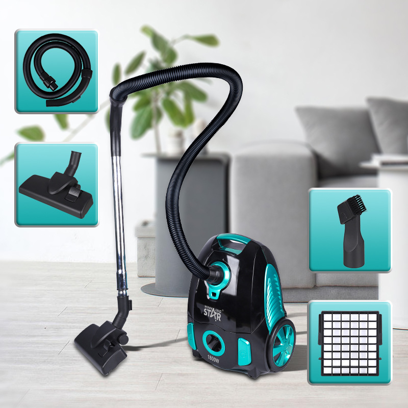 Winning Star Cross-border 1800W High-power household handheld and foot-operated convenient horizontal multi-functional vacuum cleaner pic 6