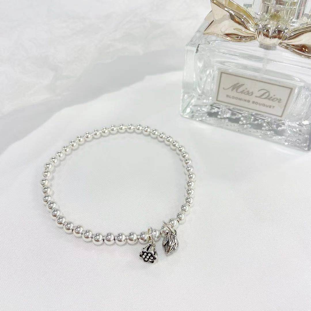 莲子莲蓬手链女s925纯银荷荷莲心百搭转运珠两世欢手串详情10